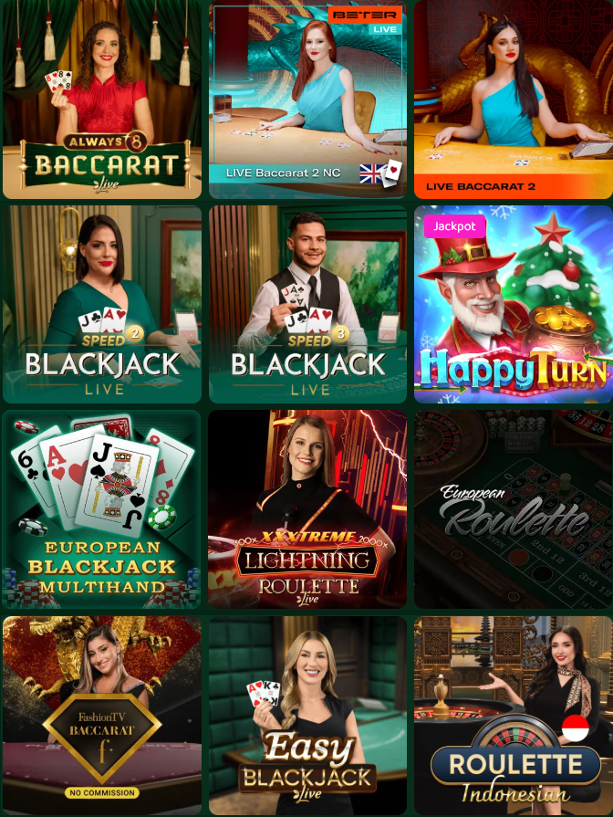 50 Crowns Casino Roulette, Baccarat, Poker, Blackjack